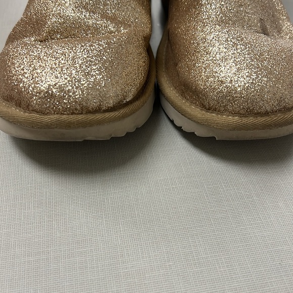 Ugg Sparkle Glitter Gold Boots - Picture 4 of 6